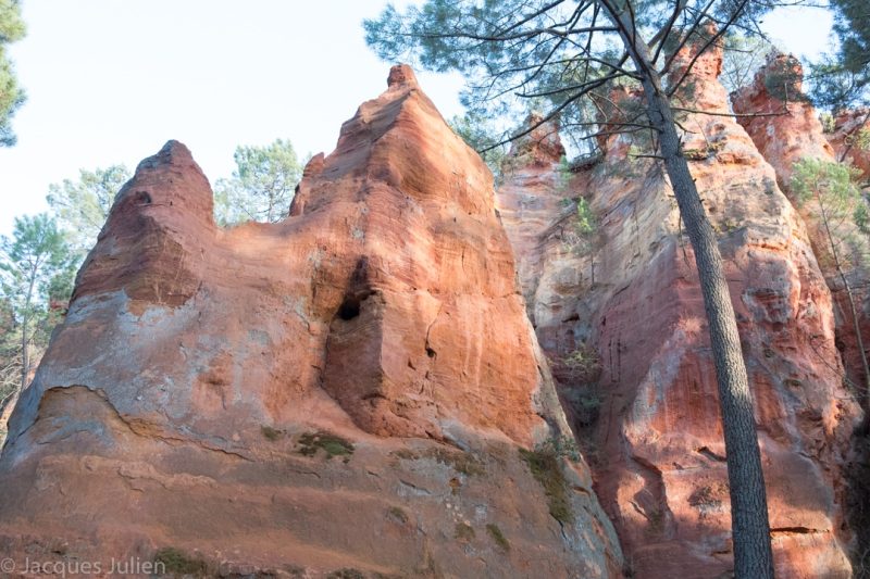 cheminée d'ocre à Roussillon