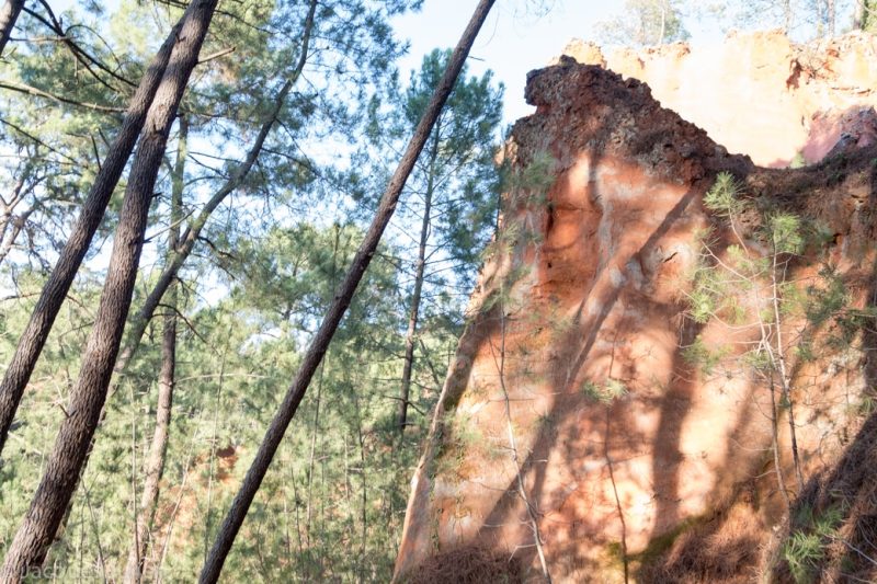 falaise d'ocre à Roussillon