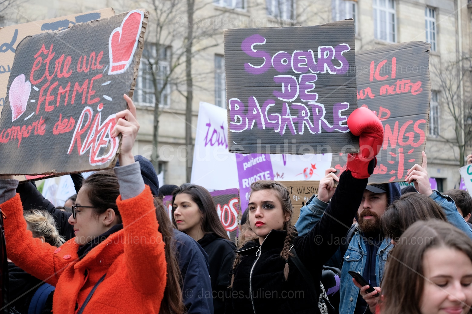 Journée internationale de la femme à Paris , France – 08/03/2020