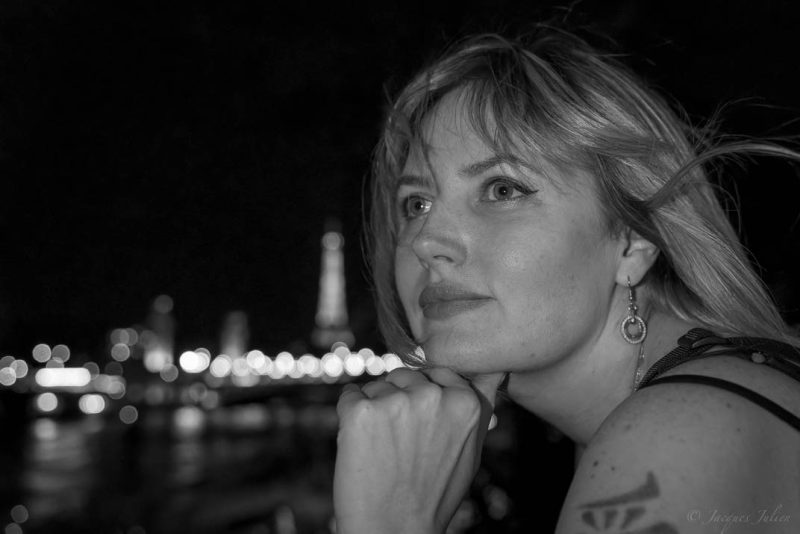 blond woman portrait