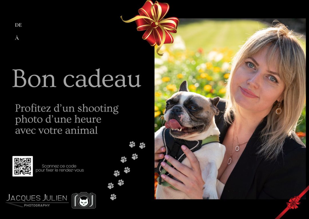 Bon cadeau pour un shooting